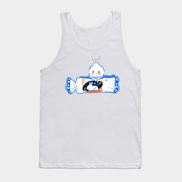 White Rabbit Tank Top by Fluffymafi